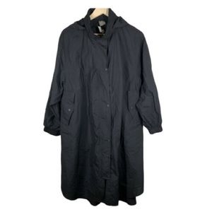 Calia By Carrie Black Journey Trench Coat